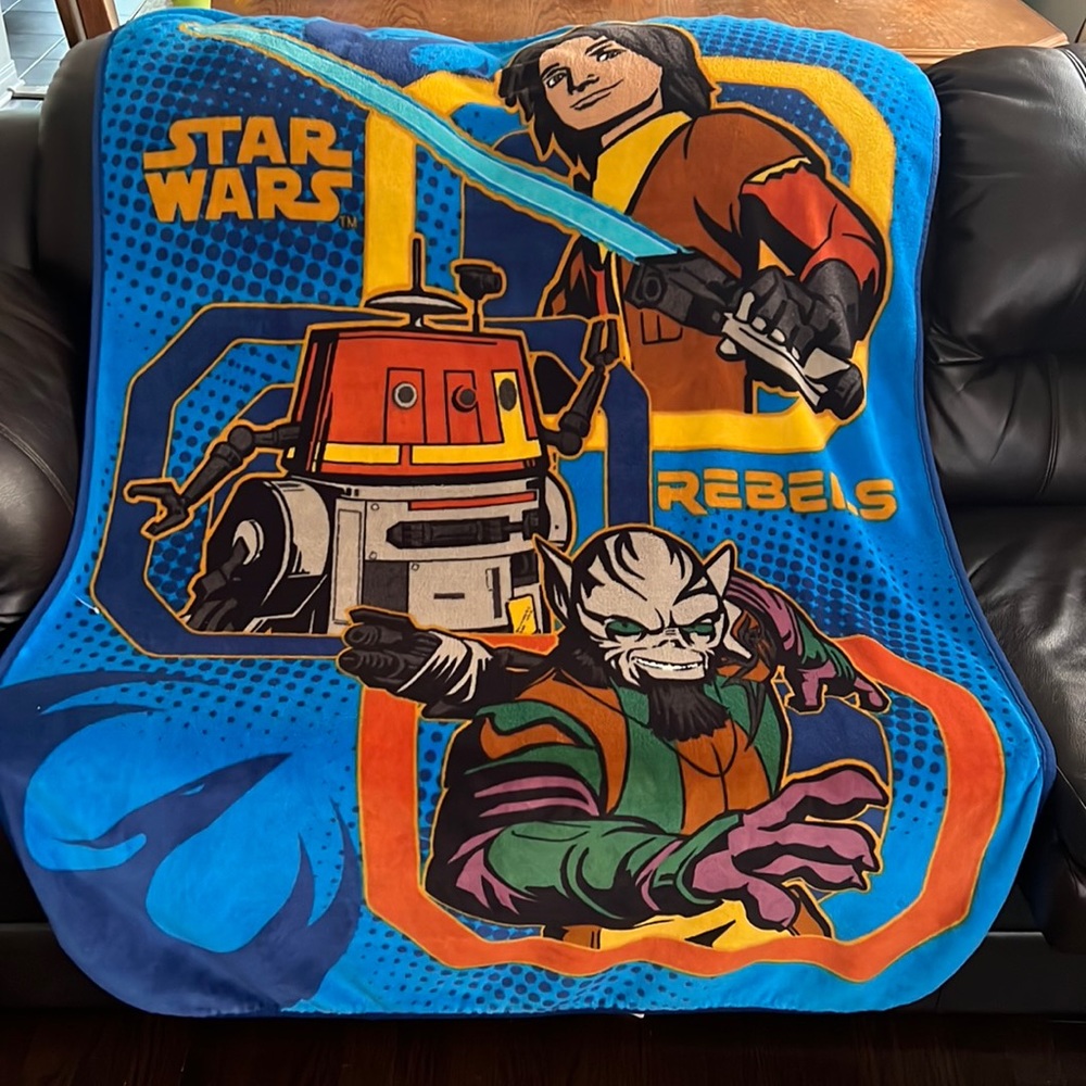 Star Wars Rebels Fleece Plush Throw Blanket